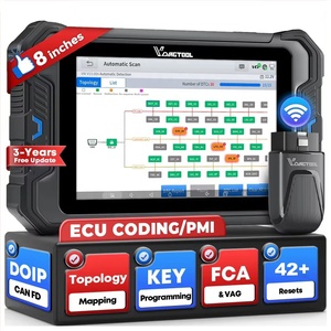 Herramienta de Reprogramación de Llaves OBD2 Universal para Automóviles VDIAGTOOL VD80BT, Disponible en Almacenes Locales de EE. UU. y Europa, 2 Años de Garantía - Product Image 1
