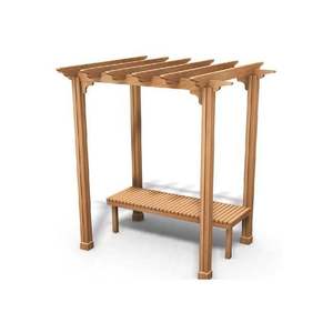 Soylu Grup Pérgola de madera de 1,5x1,3 m modelo sentado plano - Product Image 1