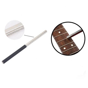 Lima para trastes <span class=keywords><strong>de</strong></span> guitarra, herramienta <span class=keywords><strong>de</strong></span> pulido <span class=keywords><strong>de</strong></span> trastes <span class=keywords><strong>de</strong></span> acero con alto contenido <span class=keywords><strong>de</strong></span> carbono y mango <span class=keywords><strong>de</strong></span> goma antideslizante para mantenimiento <span class=keywords><strong>de</strong></span> trastes <span class=keywords><strong>de</strong></span> guitarra y bajo - Product Image 6