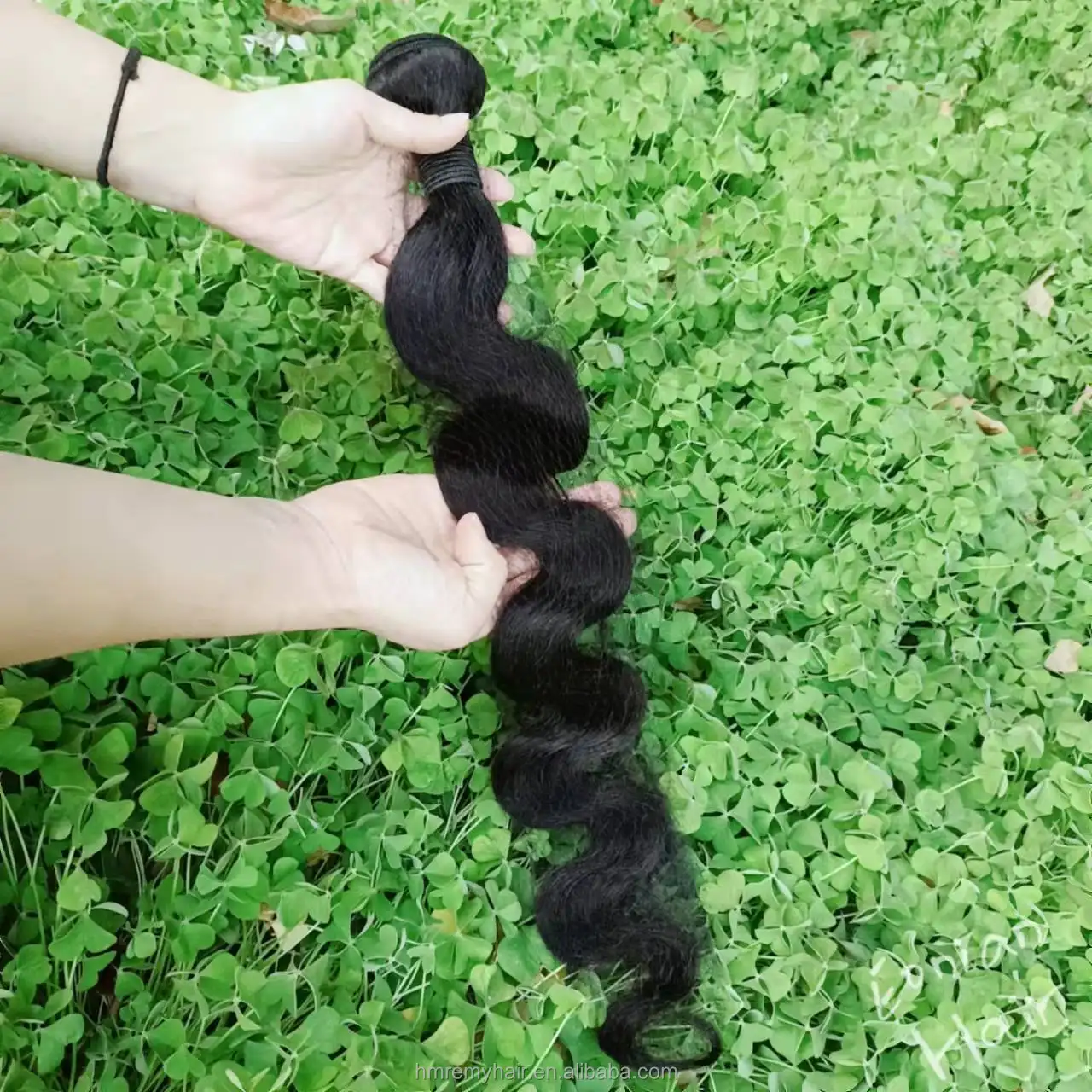 24 pollici 100% vergine cucire In tessuto per capelli colore naturale peruviano onda del corpo estensioni dei capelli capelli umani vergini all'ingrosso brasiliano