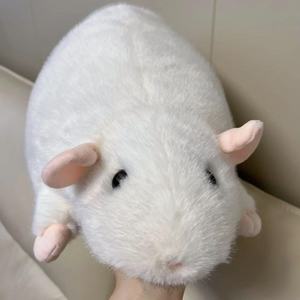 Realistico grande topo peluche blu grigio piccolo stile libro rosso trapunta PP cotone imbottitura ricamato per divano bambola cuscino - Product Image 6