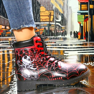 <span class=keywords><strong>Bottes</strong></span> d'hiver respirantes à talon bas et grande taille pour femmes, fermeture éclair, tige en PU, imperméables, tendance, vente en gros - Product Image 2
