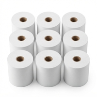Bobine de papier thermique pour terminal de point de vente/guichet automatique, enduite, sans BPA, 48 g/m², 2 1/4 po (57x30 mm), pour reçus de caisse enregistreuse, vente en gros du fabricant