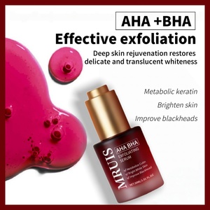 30ML di siero esfoliante per viso liquido sbiancante <span class=keywords><strong>AHA</strong></span> e BHA rivitalizzante con acido ialuronico idratante e riduce le linee sottili rinfrescanti - Product Image 2