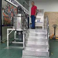 Machines de mélange en acier inoxydable pour la fabrication de produits chimiques capillaires, shampoings, détergents et savons de lessive, capacité personnalisée, haute pression vapeur