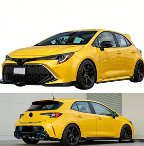 Accessori Auto per <span class=keywords><strong>Toyota</strong></span> <span class=keywords><strong>Corolla</strong></span> <span class=keywords><strong>Hatchback</strong></span> 2019-2022 Kit Carrozzeria ABS Labbro Anteriore Labbro Posteriore Minigonne Laterali Copertura Posteriore Non Verniciata - Product Image 5