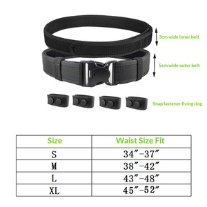 Cinturón Táctico Reforzado DF JL-XBWYD, Negro, Multifuncional, para Seguridad, Patrulla, Ejercicio, Primavera - Product Image 2