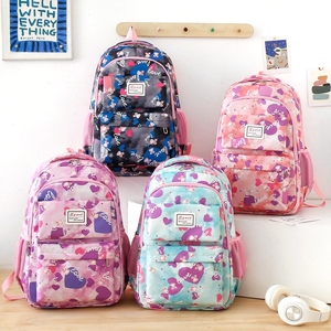 Conjunto de tres piezas Impreso Casual Mochilas escolares de PVC de gran capacidad Estándares de alta apariencia para niños Niñas Estudiantes Cómodo - Product Image 3