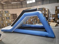 Toboggan aquatique gonflable commercial de 5 m pour parcs aquatiques, plages et piscines – Vente en gros