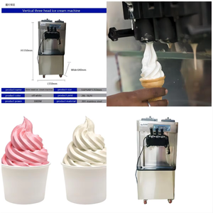Machine à glace molle commerciale à 3 saveurs pour comptoir, machine à glace automatique - Product Image 4