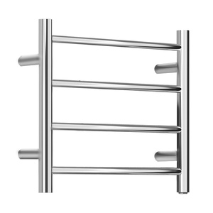 Porte-serviettes électrique en acier inoxydable, <span class=keywords><strong>tube</strong></span> rond, pour la salle de bain, 30W - Product Image 1