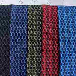 Tissu maille sandwich tricolore écologique imperméable respirant 100 % polyester tricoté chaîne 350 g/m² moyen - Product Image 2