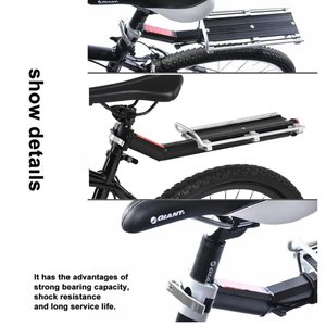 <span class=keywords><strong>Porte</strong></span>-bagages de vélo en aluminium avec revêtement en poudre, capacité de charge de 9 kg, réglable, facile à installer pour les trajets quotidiens et les voyages - Product Image 3