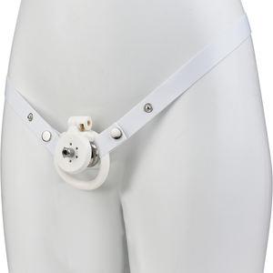 Erkek bekaret kafes Anti-off cihaz elastik bant yardımcı kemer ayarlanabilir halka iç çamaşırı halat bdsm esaret Metal ürünleri - Product Image 3