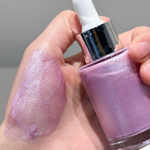 Huile corporelle scintillante MLM 30ml en flacon compte-gouttes, étiquette privée, minérale, biologique, waterproof, éclaircissante, couleur personnalisée, huile scintillante waterproof - Product Image 1