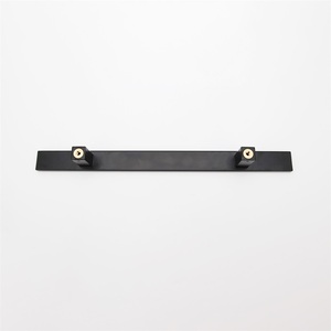 MAXERY Maniglia Quadrata Minimalista Nera Opaca, Maniglia per Porta d'Ingresso in Acciaio Inox Premium, 50 <span class=keywords><strong>cm</strong></span>, Grande Maniglia per Porta - Product Image 6