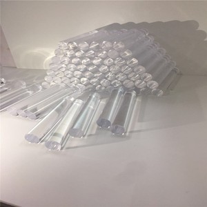 Usine directe transparente pour Triangle acrylique boîte carré Triangle tiges en plastique vente directe clair Triangle acrylique tige - Product Image 6