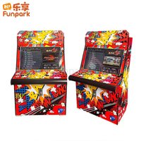 Borne d'arcade Street Fighter à entretien facile, machine de jeu vidéo à monnayeur pour 2 joueurs