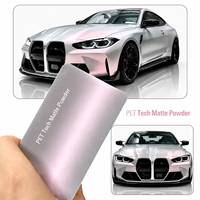 Film de protection de voiture PET Tech Matte Silver Pink, film vinyle haute brillance pour carrosserie, accessoires autocollants pour carrosserie