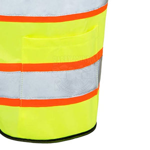 Breathable Mesh Fabric Hi Viz Safety Reflective Vest Construction Workwear Safety Vest Best Quality <b>Waterproof</b> Safety Vest - Product Image 2