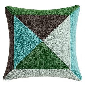 Designer Tufted Boho Cushion Cover By <b>Indian</b> Textiles H/L Handwoven Decorative <b>Throw</b> Pillow Luxury Boho Pillow Hot Selling - Product Image 1