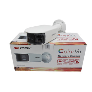 กล้องวงจรปิด HIK DS-2CD2T47G2P-LSU/SL 4MP รุ่น Original แบบ Panoramic ColorVu รูปทรงกระบอก เลนส์คู่ มุมมอง 180 องศา ภาพสีคมชัดในเวลากลางคืน - Product Image 1