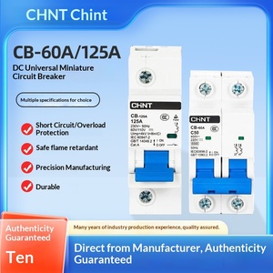 Disjoncteur solaire CHINT 125A DC220V DC MCB 1P 2P 125A pour la protection des systèmes photovoltaïques (PV) et des onduleurs, certifié IEC - Product Image 6
