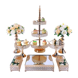 Moderno Set di 8 pezzi in metallo per torte riutilizzabili in cristallo motivazionale decorazioni per la casa per la "festa della casa <span class=keywords><strong>dolce</strong></span> che ispira la casa" - Product Image 1