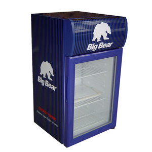 Water Cool Table Top Glass Door Chiller Mini Bar <b>Fridge</b> Refrigerator Dss-20d(b) Mini Dispaly Showcase - Product Image 5