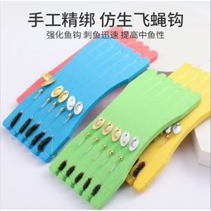 Kit de pêche Nano Bug avec leurres rotatifs pour la pêche au bar en eau douce, taille n° 12 14 16 18, couleur aléatoire - Product Image 3