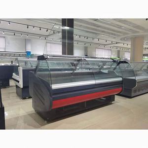 Réfrigérateur de <span class=keywords><strong>boucherie</strong></span> en gros d'usine, réfrigérateur de présentation de viande à température unique avec refroidissement par air, grande réduction - Product Image 5