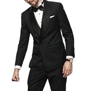 2025 New Design Black Double Breasted Men <strong>Suits</strong> Slim Fit Formal <strong>Wedding</strong> Tuxedos for <strong>Boyfriend</strong> Fashion Elegant Homme Groom Sets - Product Image 1