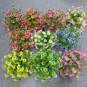 Boule <span class=keywords><strong>de</strong></span> fleurs artificielle résistante aux intempéries à longue tige à insérer dans le sol, pour décoration extérieure <span class=keywords><strong>de</strong></span> jardin, à revendre - Product Image 1