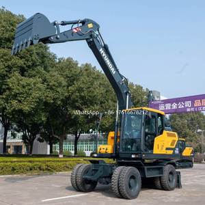Excavadora de Ruedas HW150 Original Moderna con Motor Cummins, Excavadora Nueva a Bajo Precio, Excavadora Hyundai HW150 Original Nueva - Product Image 6