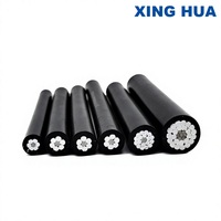 Cable ACSR con Aislamiento de Poliéster de 600V, 1/0AWG 2/0AWG, Cable Aéreo de Aluminio Reforzado con Acero para Construcción Industrial
