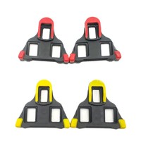 Jakroo – chaussures de cyclisme à pédales sans clip, jaunes et rouges, compatibles avec les pédales Sidi Sanluo, taille 40 41 42 43 44 45 46