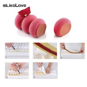 MUYULINS factory decorating LFGB platinum food-grade <b>baking</b> tools cake pastry <b>silicone</b> molds - Product Image 2
