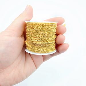 Componentes de Joyería para Collar de Cadena Plana en Forma de O, Chapados en Oro de 18k y Acero Inoxidable - Product Image 5