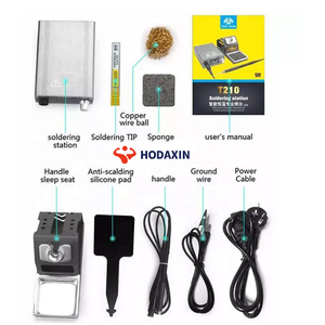 Estación de Soldadura Inteligente OSS T210, 75W, Pantalla Digital LED Electrónica, <span class=keywords><strong>con</strong></span> Puntas de Soldadura C210 - Product Image 5