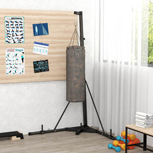 Soporte Vertical para Saco de Boxeo Lumina de Grado Profesional, Estable y Duradero, con Soporte de PU, Luces LED y Batería de 800mAh/2000mAh - Product Image 2