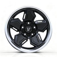 Rines de Aleación Personalizados de 6 Birlos, 17 y 18 Pulgadas, 6x139.7, Estilo Beadlock 4x4, VIA/JWL/DOT/IATF 6949 para Toyota Tacoma, Ruedas para Toyota Hilux