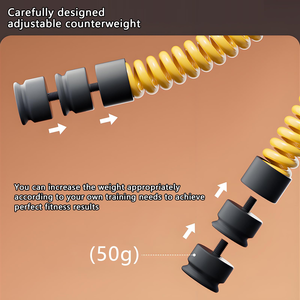 Cuerdas de Batalla sin Cuerda de Acero y ABS, Modelo 2026, de Alta Resistencia, con Contrapeso Ajustable de Tres Niveles, para Entrenamiento Físico Aeróbico - Product Image 3