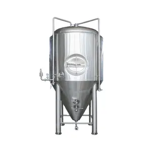 20 bbl Commercial Brewery Stainless Steel Jacketed Conical Beer Fermenter Jacket unitank