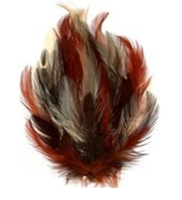 Kerajinan kostum Halloween ikat kepala DIY dekorasi pernikahan topi fascinator dicelup alami bulu ayam jantan bantalan untuk wanita topi topi wanita