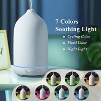 Humidificateur d'air électrique LED CF Custom 160 ml pour maison et hôtel, diffuseur d'arômes à huiles essentielles pures, arrêt automatique, écologique, en céramique