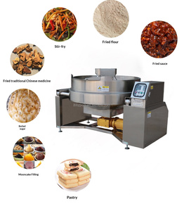 Impastatrice Planetaria Commerciale Completamente Automatica da 400L, Macchina per Fondute e Fritture, Macchina per Bollitura dello Zucchero - Product Image 3