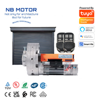 NB MOTOR 120Nm-260Nm Motor central con accesorios de diseño italiano remoto para puerta de garaje de persiana enrollable de hotel moderna