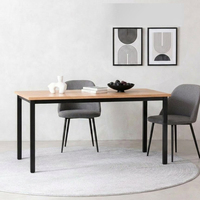 Pieds de table contemporains en métal à cadre carré, en alliage de fer, réglables en hauteur, pour bureau, café ou salle à manger