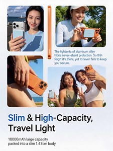 Chargeur portable sans fil magnétique ultra-fin Anker 10000mAh, charge rapide, batterie externe - Product Image 4