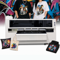 Imprimante jet d'encre DTG tout-en-un 11600-A1 8 têtes 5 couleurs, encre DTG écologique, machine d'impression de t-shirts